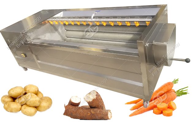 VEVOR Commercial Automatic Sweet Potato Peeling Washing Machine 1500w Peeler  Washer