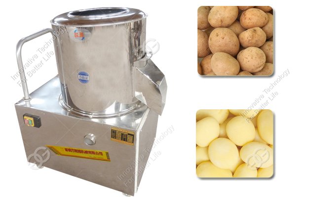 Potato Washing And Peeling Machine