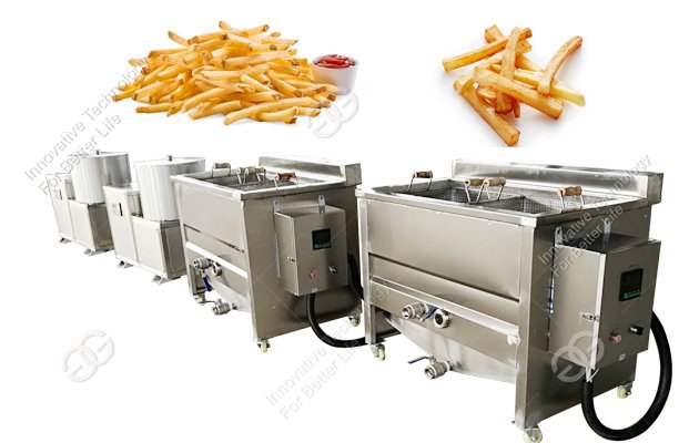 French Fries Frying Machine - Stainless Steel Finger Chips Fryer